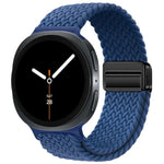 Bracelet de montre en nylon tressé à boucle magnétique, pour Samsung Galaxy Watch8 / Watch8 Classic