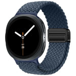 Bracelet de montre en nylon tressé à boucle magnétique, pour Samsung Galaxy Watch8 / Watch8 Classic
