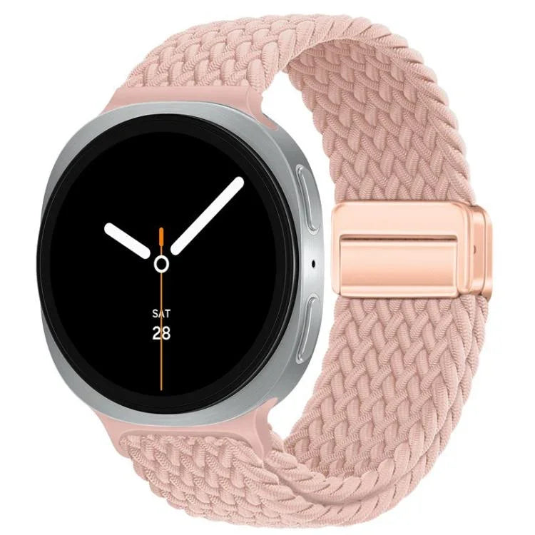 Bracelet de montre en nylon tressé à boucle magnétique, pour Samsung Galaxy Watch8 / Watch8 Classic