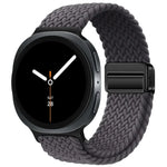 Bracelet de montre en nylon tressé à boucle magnétique, pour Samsung Galaxy Watch8 / Watch8 Classic