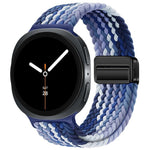 Bracelet de montre en nylon tressé à boucle magnétique, pour Samsung Galaxy Watch8 / Watch8 Classic
