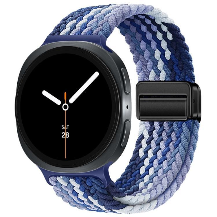 Bracelet de montre en nylon tressé à boucle magnétique, pour Samsung Galaxy Watch8 / Watch8 Classic