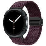 Bracelet de montre en nylon tressé à boucle magnétique, pour Samsung Galaxy Watch8 / Watch8 Classic