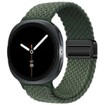 Bracelet de montre en nylon tressé à boucle magnétique, pour Samsung Galaxy Watch8 / Watch8 Classic