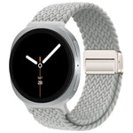 Bracelet de montre en nylon tressé à boucle magnétique, pour Samsung Galaxy Watch8 / Watch8 Classic