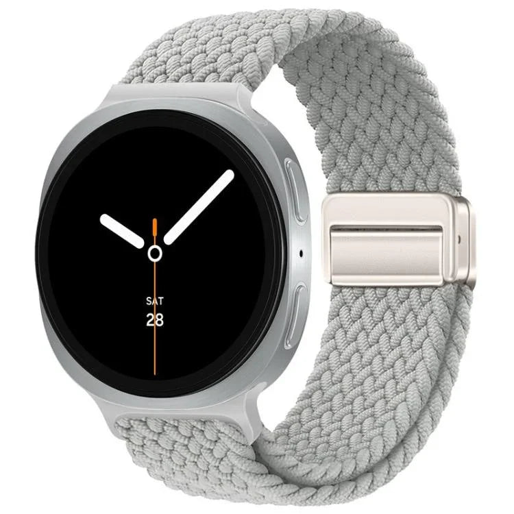 Bracelet de montre en nylon tressé à boucle magnétique, pour Samsung Galaxy Watch8 / Watch8 Classic