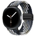 Bracelet de montre en nylon tressé à boucle magnétique, pour Samsung Galaxy Watch8 / Watch8 Classic