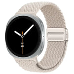 Bracelet de montre en nylon tressé à boucle magnétique, pour Samsung Galaxy Watch8 / Watch8 Classic