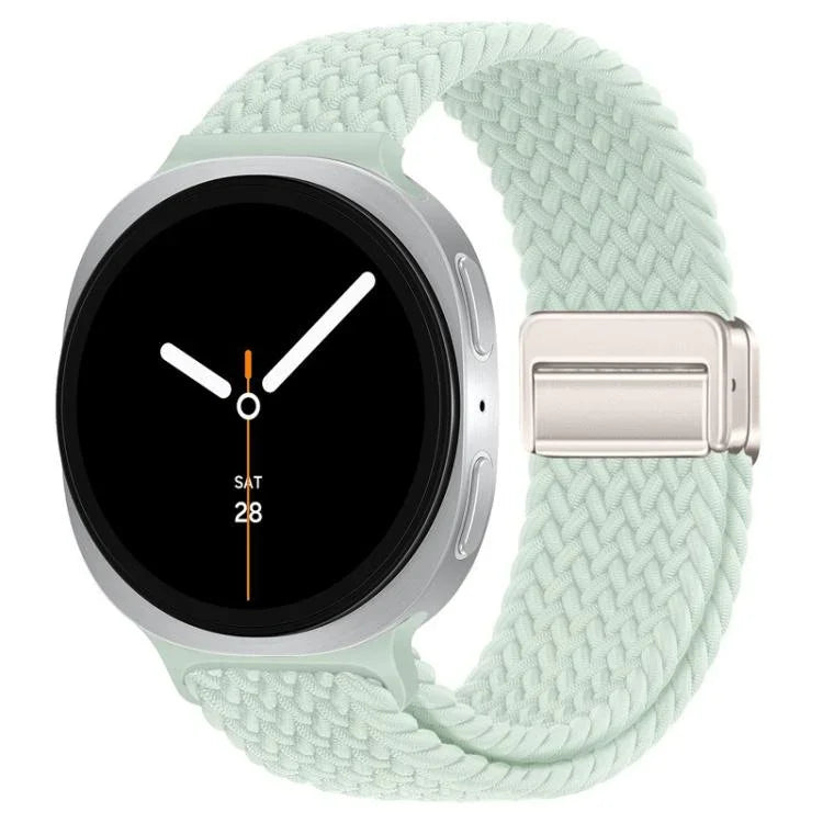 Bracelet de montre en nylon tressé à boucle magnétique, pour Samsung Galaxy Watch8 / Watch8 Classic