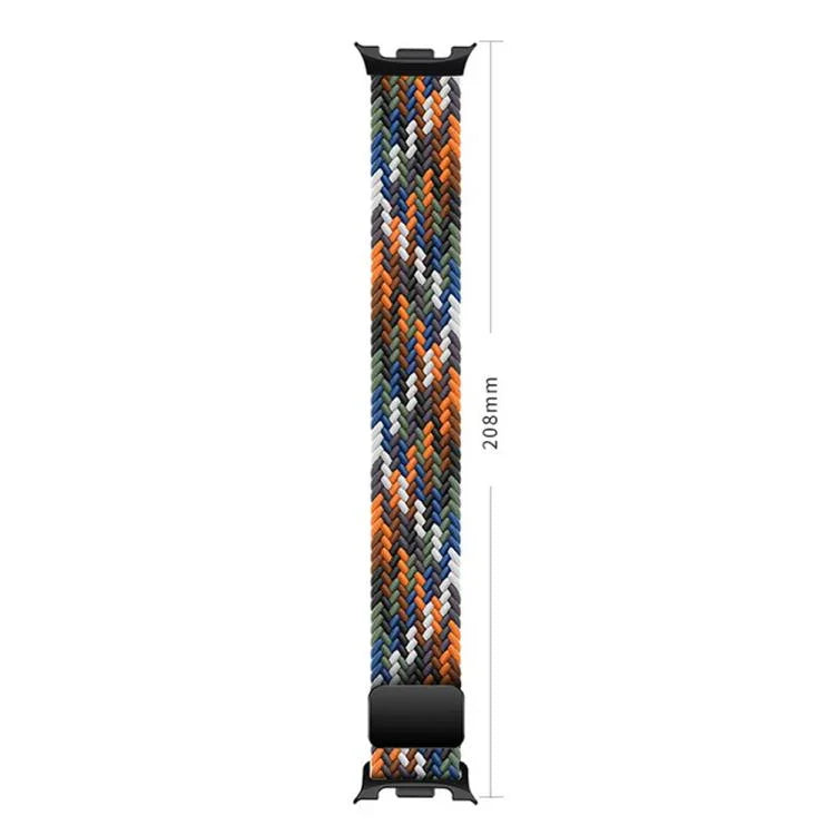 Bracelet de montre en nylon tressé à boucle magnétique, pour Samsung Galaxy Watch8 / Watch8 Classic