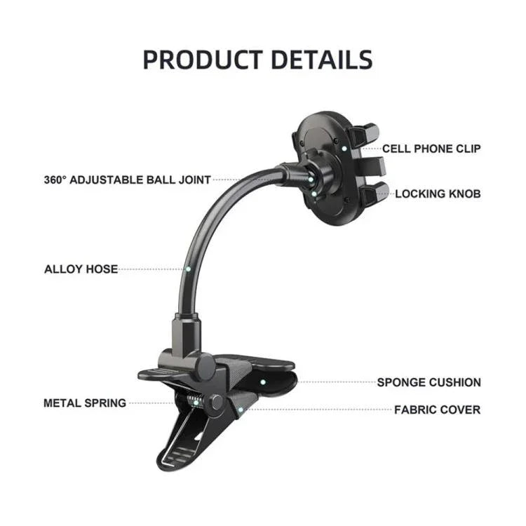 Support universel pour téléphone pour guitare électrique, basse, ukulélé, piano, enseignement en direct, X040