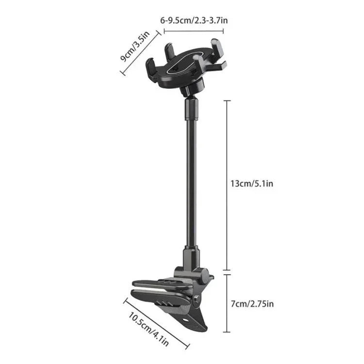 Support universel pour téléphone pour guitare électrique, basse, ukulélé, piano, enseignement en direct, X040