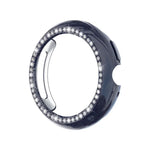 Coque de protection pour montre PC creuse en diamant à une rangée, pour Google Pixel Watch 4 45 mm, pour Google Pixel Watch 4 41 mm