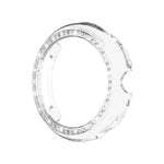 Coque de protection pour montre PC creuse en diamant à une rangée, pour Google Pixel Watch 4 45 mm, pour Google Pixel Watch 4 41 mm
