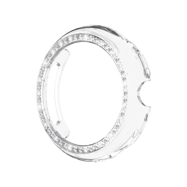 Coque de protection pour montre PC creuse en diamant à une rangée, pour Google Pixel Watch 4 45 mm, pour Google Pixel Watch 4 41 mm