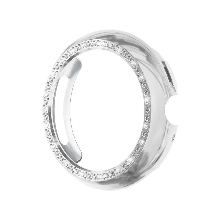 Coque de protection pour montre PC creuse en diamant à une rangée, pour Google Pixel Watch 4 45 mm, pour Google Pixel Watch 4 41 mm