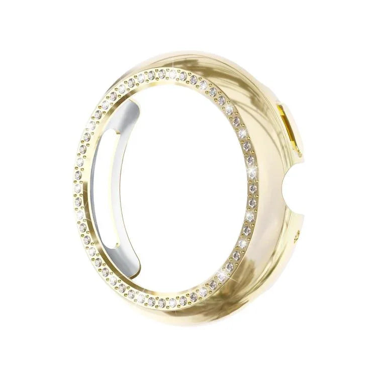Coque de protection pour montre PC creuse en diamant à une rangée, pour Google Pixel Watch 4 45 mm, pour Google Pixel Watch 4 41 mm