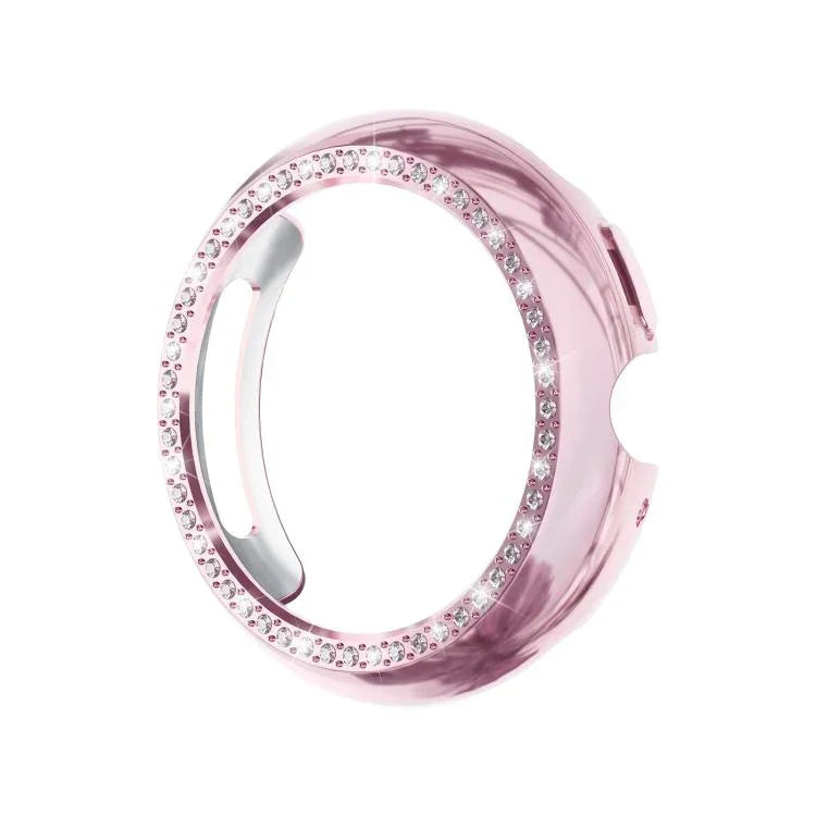 Coque de protection pour montre PC creuse en diamant à une rangée, pour Google Pixel Watch 4 45 mm, pour Google Pixel Watch 4 41 mm