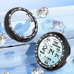 Coque de protection pour montre PC creuse en diamant à une rangée, pour Google Pixel Watch 4 45 mm, pour Google Pixel Watch 4 41 mm