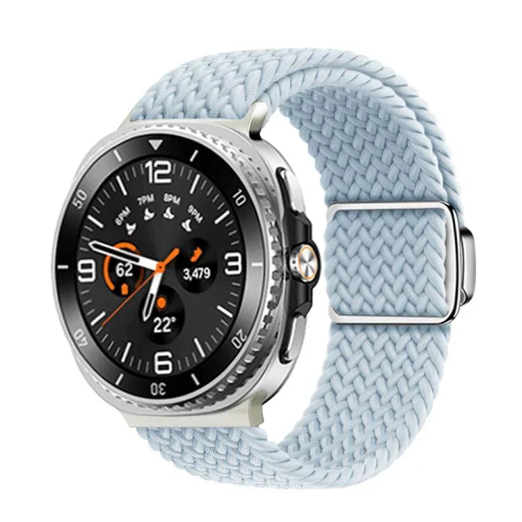 Bracelet de montre en nylon tressé à boucle magnétique, pour Samsung Galaxy Watch8 / Watch8 Classic
