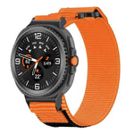 Two Sections Nylon Hook And Loop Fastener Watch Band, For Samsung Galaxy Watch8 / Watch8 Classic