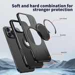 Coque de téléphone PC Kalebol Magnetic MagSafe avec support rotatif, pour iPhone 14 Pro, pour iPhone 14 Pro Max, pour iPhone 13 Pro Max, pour iPhone 13 Pro, pour iPhone 13