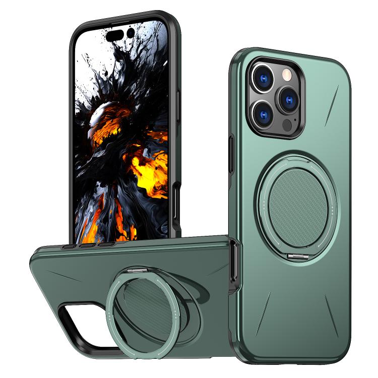Coque de téléphone PC Kalebol Magnetic MagSafe avec support rotatif, pour iPhone 14 Pro, pour iPhone 14 Pro Max, pour iPhone 13 Pro Max, pour iPhone 13 Pro, pour iPhone 13
