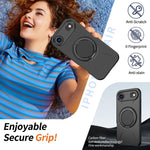 Kalebol Magnetic MagSafe Rotation Holder PC Phone Case, For iPhone Air, For iPhone 16 Pro Max, For iPhone 16 Pro, For iPhone 16 Plus, For iPhone 16, For iPhone 15 Pro Max