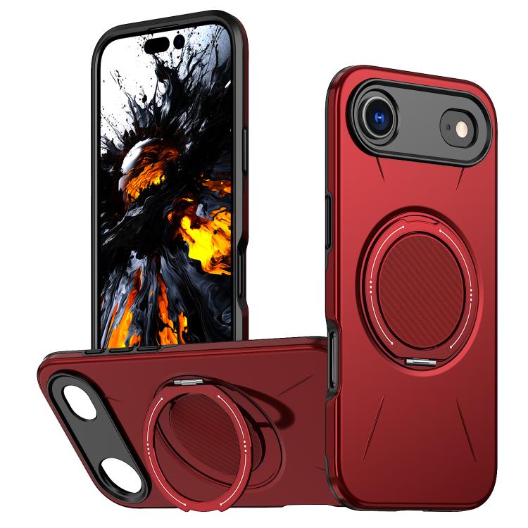 Kalebol Magnetic MagSafe Rotation Holder PC Phone Case, For iPhone Air, For iPhone 16 Pro Max, For iPhone 16 Pro, For iPhone 16 Plus, For iPhone 16, For iPhone 15 Pro Max