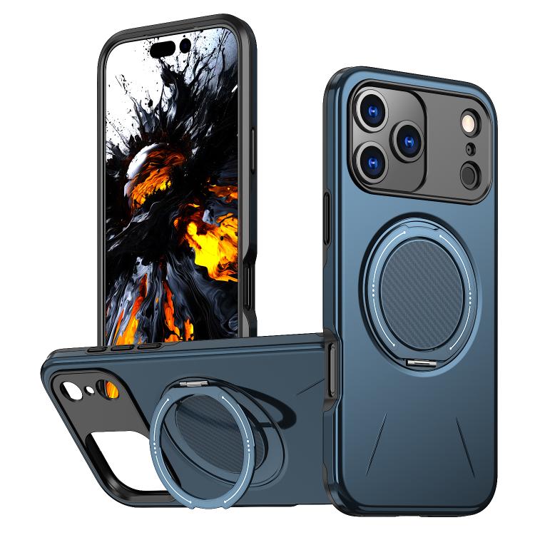 Coque de téléphone PC Kalebol Magnetic MagSafe Rotation Holder, Pour iPhone 17 Pro Max, Pour iPhone 17 Pro, Pour iPhone 17, Pour iPhone Air, Pour iPhone 16 Pro Max, Pour iPhone 16 Pro