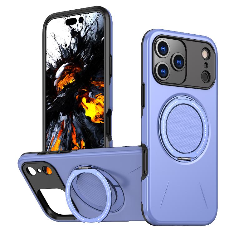 Coque de téléphone PC Kalebol Magnetic MagSafe Rotation Holder, Pour iPhone 17 Pro Max, Pour iPhone 17 Pro, Pour iPhone 17, Pour iPhone Air, Pour iPhone 16 Pro Max, Pour iPhone 16 Pro