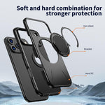 Coque de téléphone PC Kalebol Magnetic MagSafe Rotation Holder, Pour iPhone 17 Pro Max, Pour iPhone 17 Pro, Pour iPhone 17, Pour iPhone Air, Pour iPhone 16 Pro Max, Pour iPhone 16 Pro