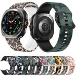 Printed Silicone Watch Band, For Samsung Galaxy Watch Ultra 47mm / Ultra 2025