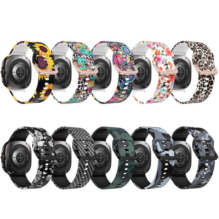 Printed Silicone Watch Band, For Samsung Galaxy Watch Ultra 47mm / Ultra 2025