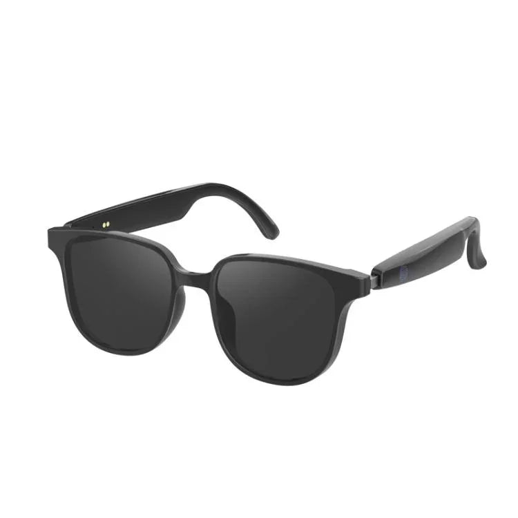 Lunettes intelligentes GL08 : commandes tactiles, microphone intégré pour les appels et expérience audio immersive.