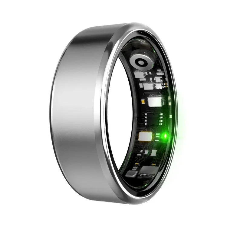 R100 SIZE 8 Smart Ring, Support Heart Rate / Blood Oxygen / Sleep Monitoring / Remote Photography