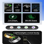 R100 SIZE 12 Smart Ring, Support Heart Rate / Blood Oxygen / Sleep Monitoring / Remote Photography