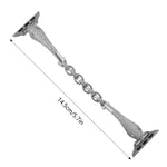 Bracelet de montre à motif tête de léopard en zircon incrusté de cuivre, compatible avec Apple Watch 46 mm / 49 mm / 45 mm / 44 mm et Apple Watch 42 mm / 41 mm / 40 mm / 38 mm.