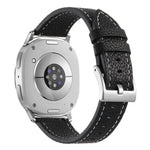 Bracelet de montre en cuir texturé litchi double face, pour Samsung Galaxy Watch8 / Watch8 Classic
