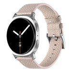 Bracelet de montre en cuir texturé litchi double face, pour Samsung Galaxy Watch8 / Watch8 Classic