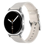 Bracelet de montre en cuir texturé litchi double face, pour Samsung Galaxy Watch8 / Watch8 Classic