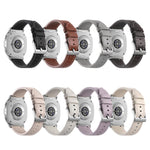 Bracelet de montre en cuir texturé litchi double face, pour Samsung Galaxy Watch8 / Watch8 Classic