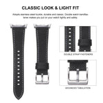 Bracelet de montre en cuir texturé litchi double face, pour Samsung Galaxy Watch8 / Watch8 Classic