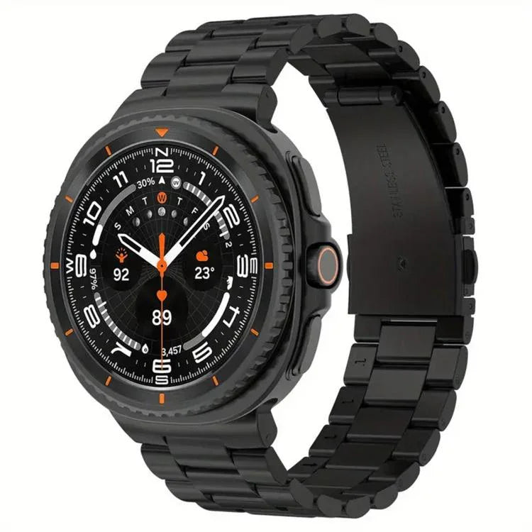 Bracelet de montre intégré en titane à trois perles, pour Samsung Galaxy Watch8 / Watch8 Classic