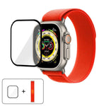 Bracelet de montre Wild Path Loop en nylon avec film incurvé 3D, pour Apple Watch 6/5/4/SE 40 mm, pour Apple Watch Ultra/2 49 mm, pour Apple Watch Series 9/8/7 45 mm
