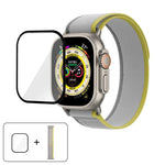 Bracelet de montre Wild Path Loop en nylon avec film incurvé 3D, pour Apple Watch 6/5/4/SE 40 mm, pour Apple Watch Ultra/2 49 mm, pour Apple Watch Series 9/8/7 45 mm