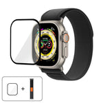Bracelet de montre Wild Path Loop en nylon avec film incurvé 3D, pour Apple Watch Series 9/8/7 41 mm, Apple Watch 3/2/1 38 mm et Apple Watch 3/2/1 42 ​​mm.