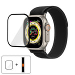 Bracelet de montre Wild Path Loop en nylon avec film incurvé 3D, pour Apple Watch Series 9/8/7 41 mm, Apple Watch 3/2/1 38 mm et Apple Watch 3/2/1 42 ​​mm.