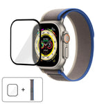 Bracelet de montre Wild Path Loop en nylon avec film incurvé 3D, pour Apple Watch Series 9/8/7 41 mm, Apple Watch 3/2/1 38 mm et Apple Watch 3/2/1 42 ​​mm.