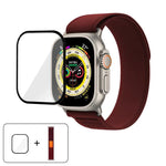 Bracelet de montre Wild Path Loop en nylon avec film incurvé 3D, pour Apple Watch 6/5/4/SE 40 mm, pour Apple Watch Ultra/2 49 mm, pour Apple Watch Series 9/8/7 45 mm